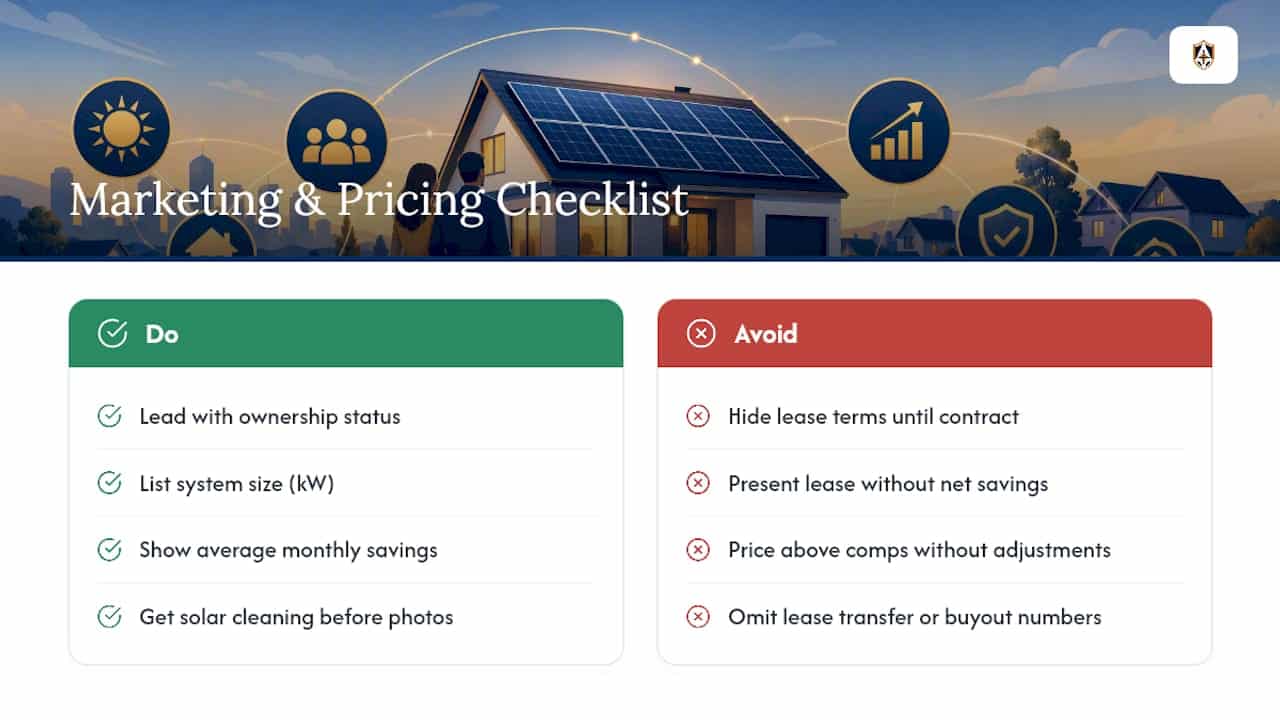 How to Market and Price a Solar-Equipped Listing — overview diagram